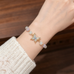 Butterfly Pearl Bracelet – Affordable Luxury & Elegant; Perfect for Casual Dates and Gatherings - Image 2